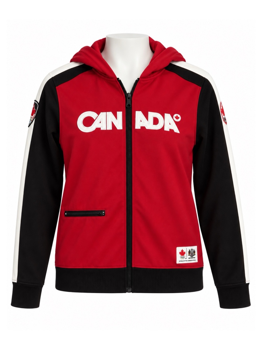 Size S Hudson’s Bay Co. Women’s Canada Olympic 2010 Full Zip Hooded Jacket